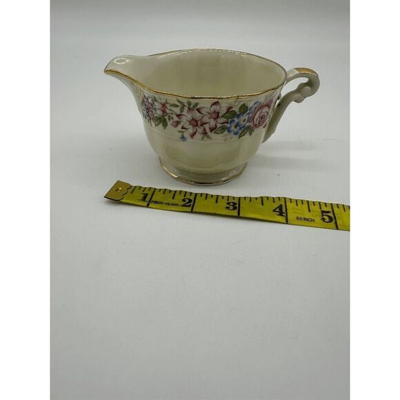 Limoges France Bernardaud & Co Cream Cup Gold Rim 4” Vintage - Picture 2 of 3